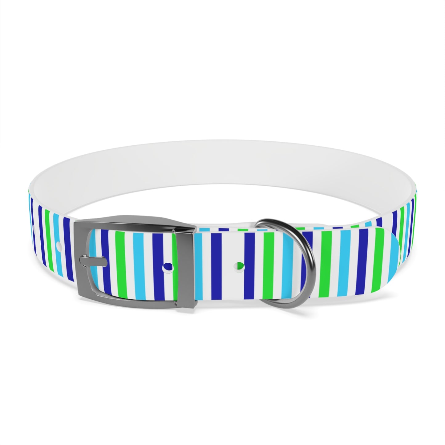 Blue Stripes Dog Collar