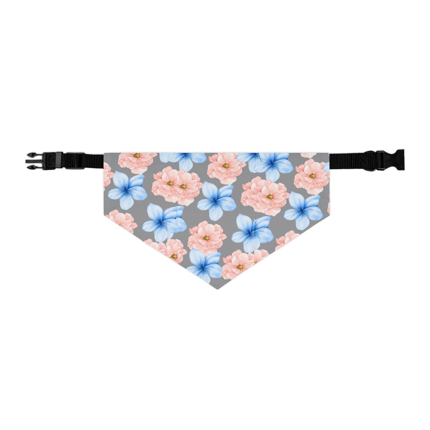 Blue Flower PetBandana Collar