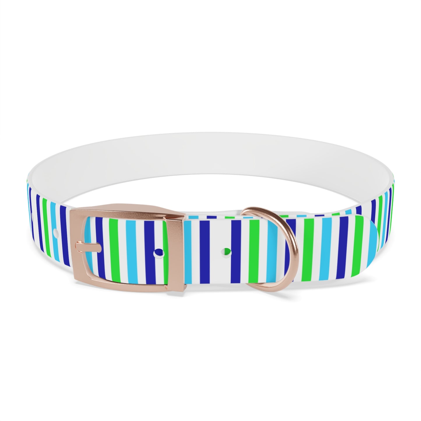 Blue Stripes Dog Collar