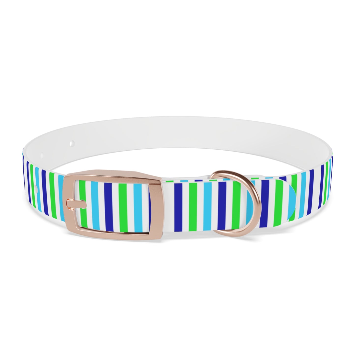 Blue Stripes Dog Collar