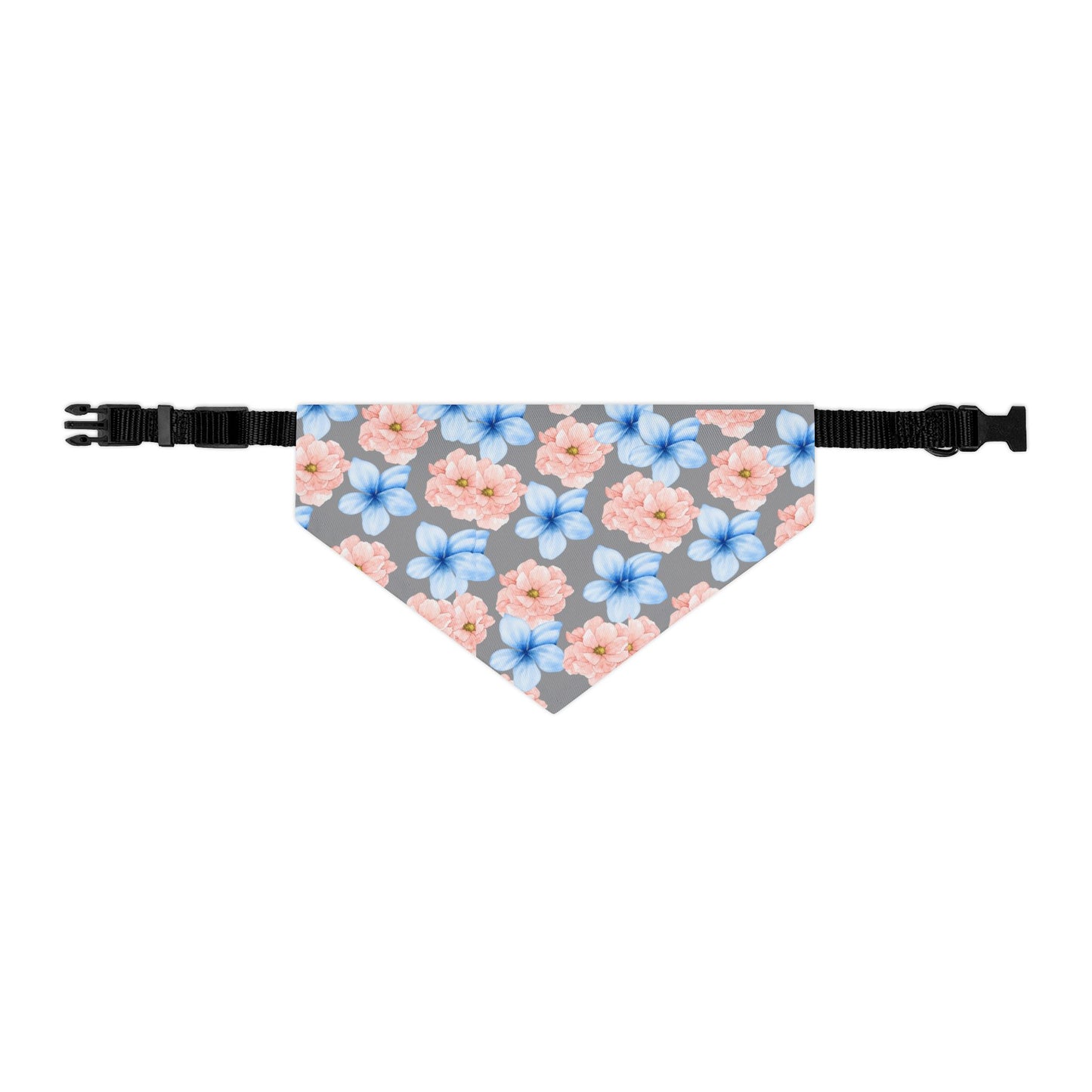 Blue Flower PetBandana Collar